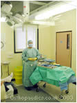 Scrubs Nurse in theatre at the Bristol Nuffield Hospital