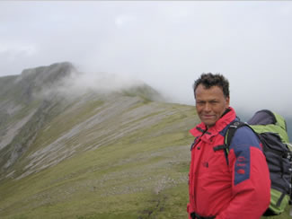 David Johnson walking in Scotland August 2011